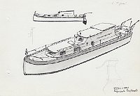 617 Grado - bragozzetto trasformato - 1980 
